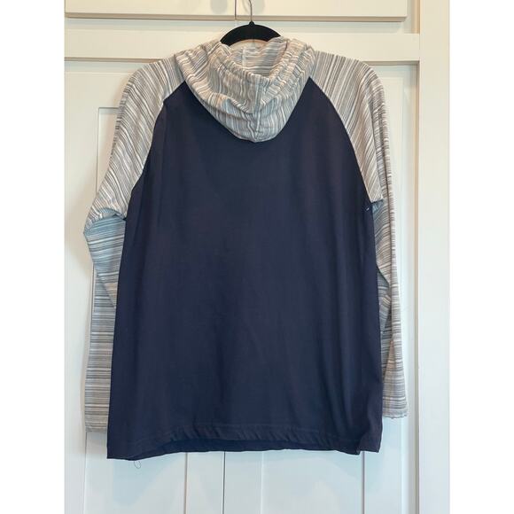 Coconut Creek Trading CO Minnesota raglan hoodie blue and gray Med unisex - Picture 2 of 6